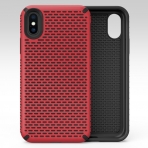 Zizo iPhone X Echo Klf (MIL-STD-810G)-Red Black