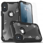 Zizo iPhone XS Proton 2.0 Klf (MIL-STD-810G)-Black-Clear