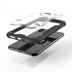 Zizo iPhone X Proton 2.0 Klf (MIL-STD-810G)-Black-Clear