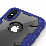 Zizo iPhone X Proton 2.0 Klf (MIL-STD-810G)-Blue-Clear