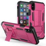 Zizo iPhone XS Max Hybrid Transformer Serisi Klf-Pink