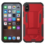 Zizo iPhone XS Max Hybrid Transformer Serisi Klf-Red