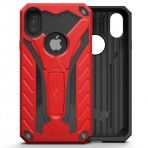 Zizo iPhone XS Max Static Serisi Klf (MIL-STD-810G)-Red