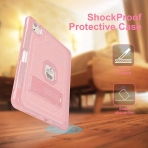 ZoneFoker Standl iPad Air Klf (10.9 in)(4. Nesil)-Clear Pink Glitter