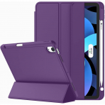 ZryXal Kalem Blmeli iPad Air M2 Klf (11 in)-Dark Purple