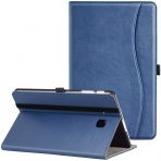 Ztotop Galaxy Tab E Deri Stand Klf (9.6 in)-Blue