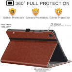 ZtotopCase Deri Standl Galaxy Tab A7 Klf (10.4 in)-Brown