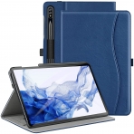 Ztotop Samsung Galaxy Tab S8 Standl Klf (11 in)-Navy Blue