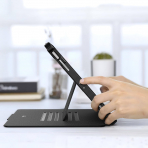 ZtotopCase Kalem Blmeli iPad Air Klf (13 in)-Black