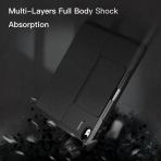 ZtotopCase Kalem Blmeli iPad Air Klf (13 in)-Black