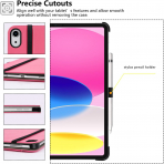 Ztotop Apple iPad A16 Deri Klf (11 in)-Pink