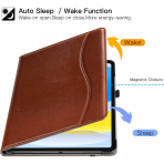 Ztotop Apple iPad A16 Deri Klf (11 in)-Brown