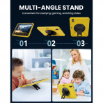 Ztotop Apple iPad A16 Rotating Klf (11 in)-Yellow