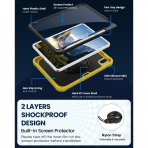 Ztotop Apple iPad A16 Rotating Klf (11 in)-Yellow