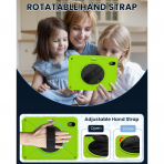 Ztotop Apple iPad A16 Rotating Klf (11 in)-Green