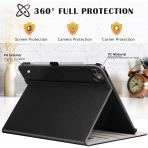 Ztotop Deri iPad Pro M4 Klf (11 in)-Black