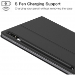 Ztotop Galaxy Tab S7 Plus Manyetik Akll Klf (12.4 in)-Black