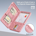 Ztotop Manyetik Kart Tutucu (Find My)-Pink