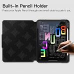 Ztotop Manyetik Standl iPad Pro Klf (12.9 in)(5.Nesil)-Black
