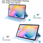 Ztotop Slim Galaxy Tab S6 Lite Klf (10.4 in)-Blue