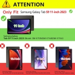 Ztotop Samsung Galaxy Tab S9 Klf -DenimBlack