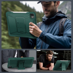 Ztotop Tam Korumal iPad Pro M4 Klf (13 in)-Midnight Green