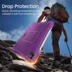 Ztotop Tam Korumal iPad Pro M4 Klf (13 in)-Purple