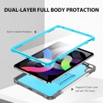 Ztotop iPad Air 6.Nesil Korumal Klf (11 in)-Blue