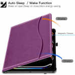 Ztotop iPad Pro M4 Deri Standl Klf (13 in)-Purple