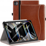 Ztotop iPad Pro M4 Deri Standl Klf (13 in)-Brown