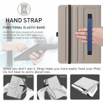 Ztotop iPad Pro M4 Deri Standl Klf (13 in)-Navy