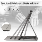 Ztotop iPad Pro M4 Deri Standl Klf (13 in)-Black