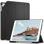 Ztotop iPad Pro Kalem Blmeli Klf (12.9 in)-Black