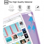 Ztotop iPad Pro Kalem Blmeli Klf (12.9 in)-Purple