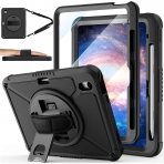 Ztotop Apple iPad A16 Rotating Klf (11 in)-Black