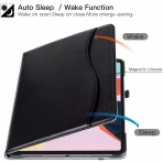 Ztotop iPad Pro Deri Standl Klf (12.9 in)(4. Nesil)-Black