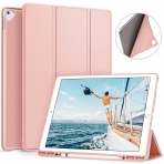 Ztotop iPad Pro Kalem Blmeli Klf (12.9 in)-Rose Gold