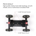 Ztylus Pico Dolly 4 Tekerlekli Rolling Slider Seti