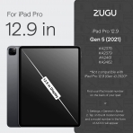 Zugu Case iPad Pro The Alpha Case (12.9 inch)(2021)(5. Nesil)-Stealth Black