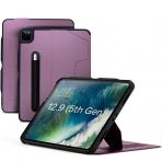Zugu Case iPad Pro The Alpha Case (12.9 inch)(2021)(5. Nesil)-Berry Purple
