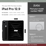 Zugu Case iPad Pro The Alpha Case (12.9 inch)(2021)(5. Nesil)-Berry Purple