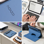 Zugu Case iPad Pro The Alpha Case (12.9 inch)(2021)(5. Nesil)-Slate Blue
