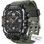 amBand Apple Watch 9/8/7 45mm Darbeye Dayankl Kay-Army Green