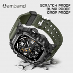 amBand Apple Watch Ultra 49mm Darbeye Dayankl Kay-Army Green