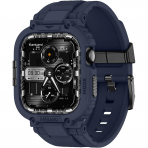 amBand Apple Watch 11/10 42mm M1 Sport Silikon Kay�� -Navy Blue