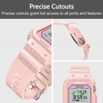 amBand Apple Watch 7 Koruyucu Klf (41mm)-Sand Pink