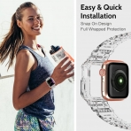 amBand Apple Watch 7 Koruyucu Klf (41mm)-Clear