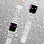 amBand Apple Watch 7 Koruyucu Klf (41mm)-Clear