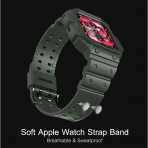 amBand Apple Watch 7 Koruyucu Klf (45mm)-Green