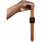amBand Apple Watch Deri Kayış (38/40mm)-Brown